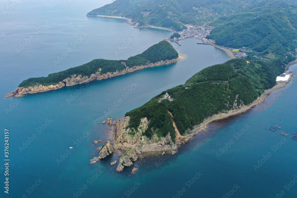 愛媛県西予市　須崎海岸の風景