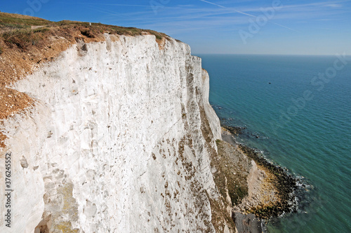 The white cliffs of South Foreland Heritage Coast.