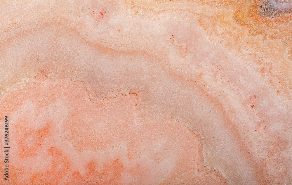 Fototapeta premium pink and orange agate without contrast structure