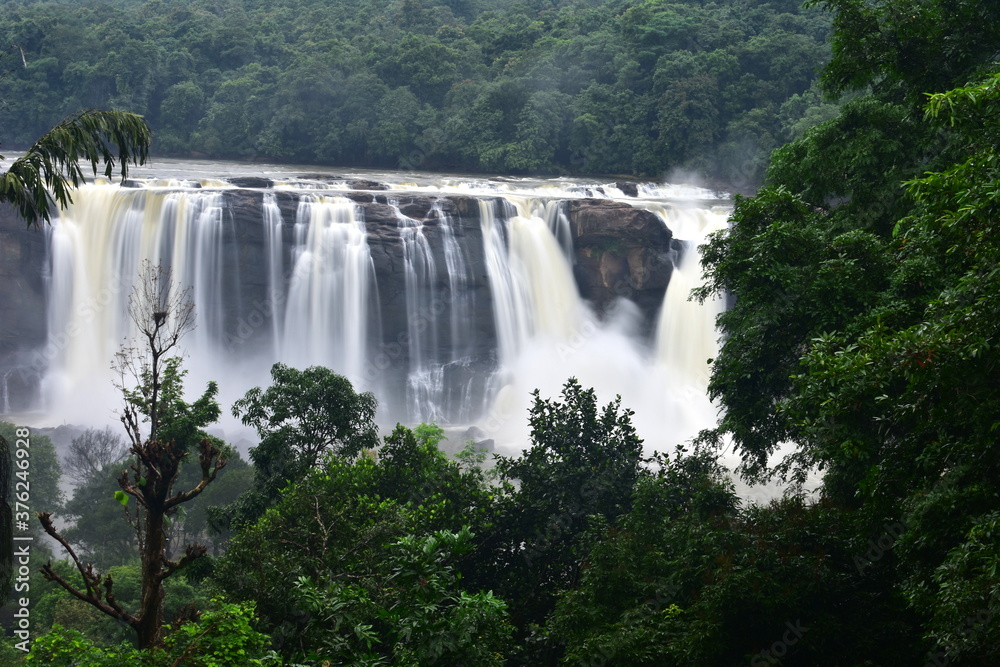 Athirappilly Water Falls in Kerala India