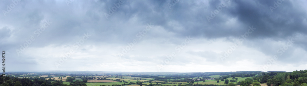 above the countryside in oxfordshire above the countryside in oxfordshire