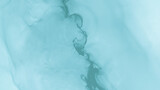 Green Pastel Flow Water. Blue Cloud Creative 