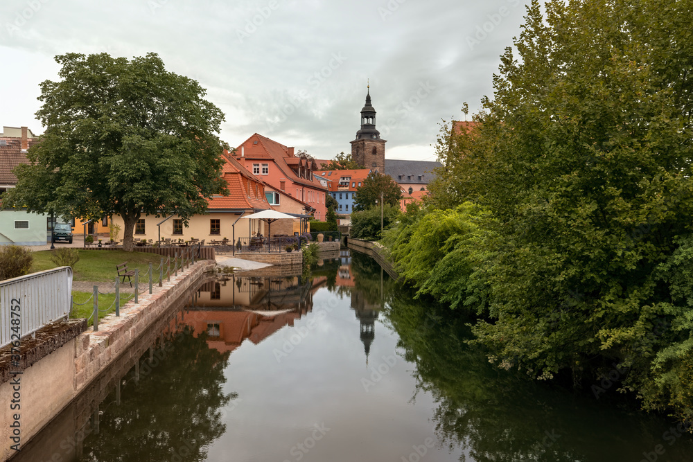 Der Kurort Bad Berka in Thüringen, Deutschland