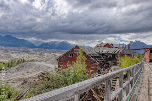 Alaska Kennicott Mine Mountains Wrangell St Elias photo