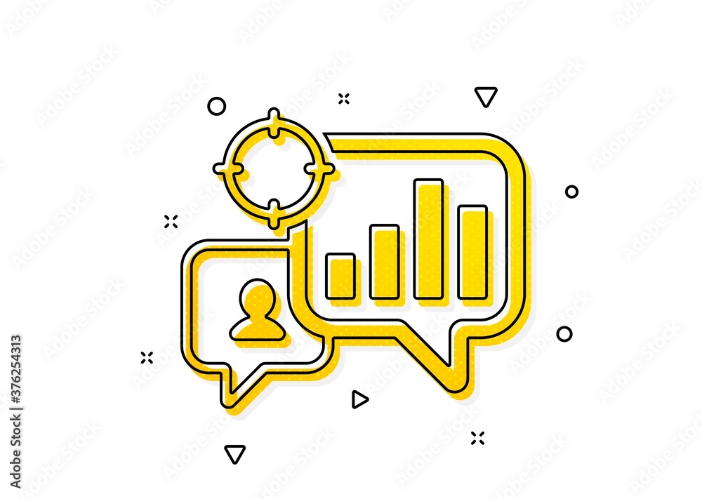 Search engine optimization sign. Seo statistics icon. Analytics chart symbol. Yellow circles pattern. Classic seo statistics icon. Geometric elements. Vector Search engine optimization sign. Seo statistics icon. Analytics chart symbol. Yellow circles pattern. Classic seo statistics icon. Geometric elements. Vector
