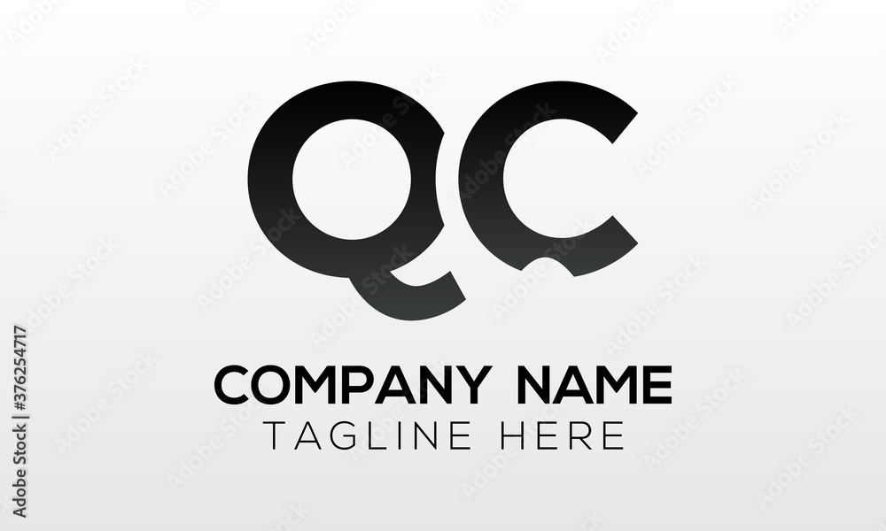 Initial letter QC logo design with creative modern business typography vector template. Creative isolated QC letter logo design Initial letter QC logo design with creative modern business typography vector template. Creative isolated QC letter logo design