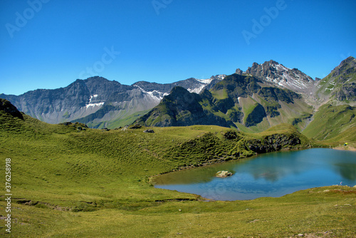 Alpsee auf dem Pizol in der Schweiz 7.8.2020 © Robert
