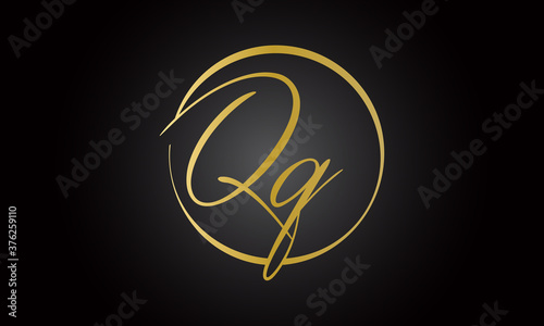 Initial letter QQ logo design with modern business typography vector template. Creative isolated QQ letter logo design