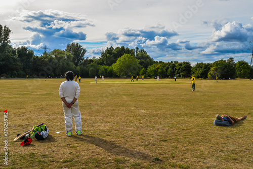 Cricket on Hackney Marshes photo