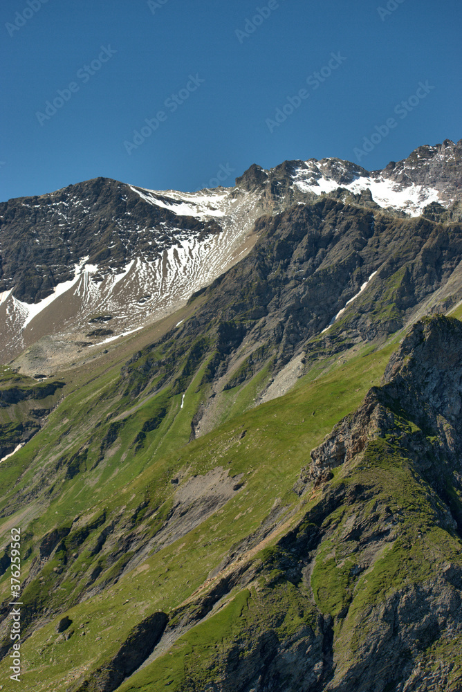 Bergwelt auf dem Pizol in der Schweiz 7.8.2020