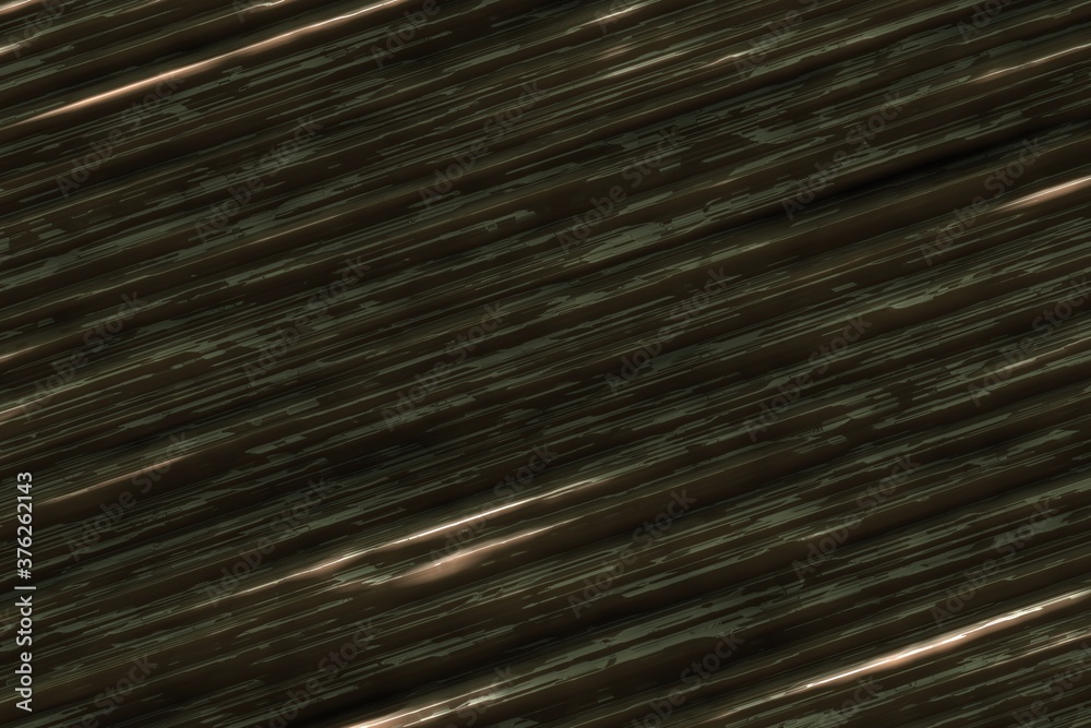 Fototapeta premium creative murky grunge metal stripes computer graphics texture illustration