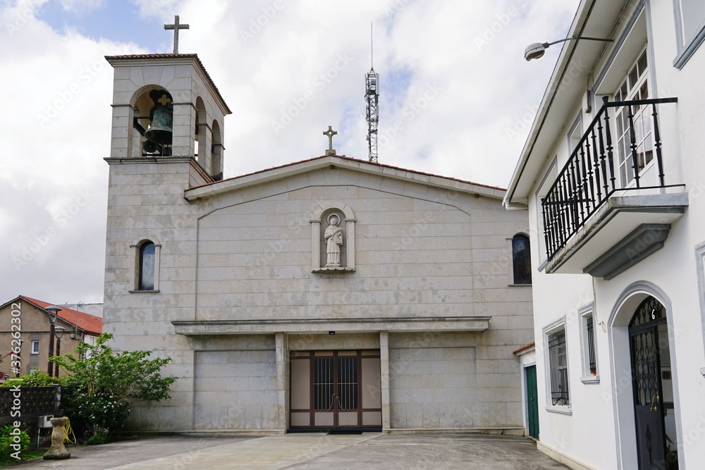 Church of Santo Estevo de Paleo, in the municipality of Carral