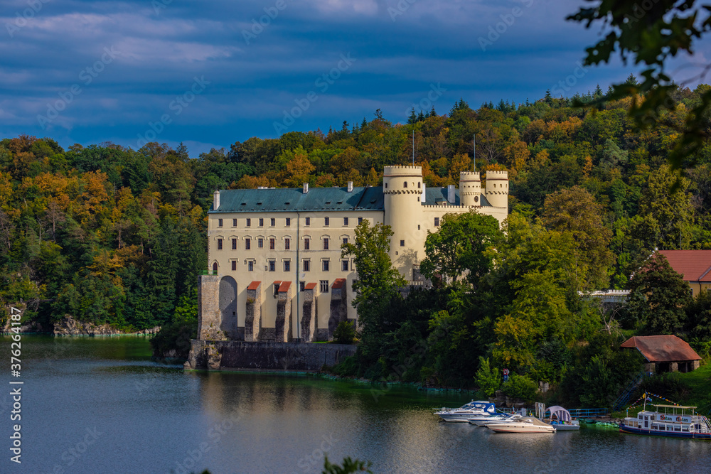 Fototapeta premium View of the old chateau