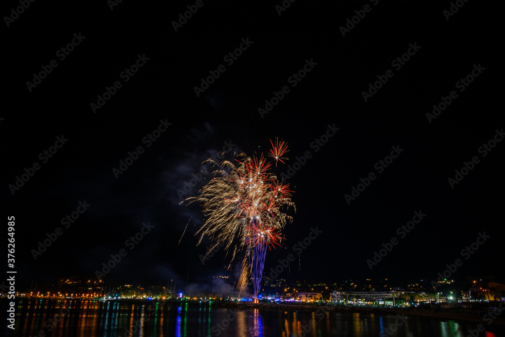 Naklejka premium Feu d'artifice Cavalaire 