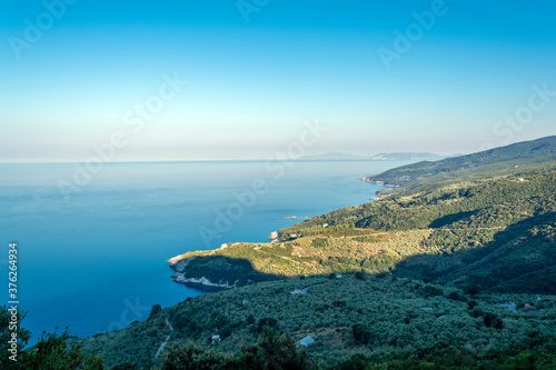 Shoreline in Pelion at Greece