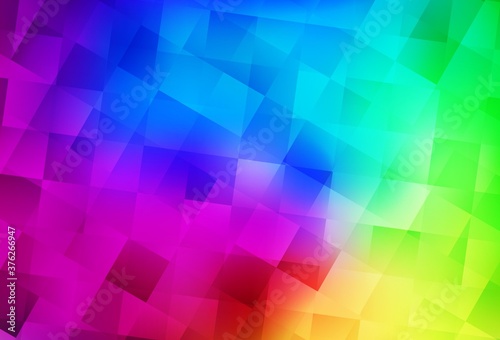 Dark Multicolor vector pattern in square style.