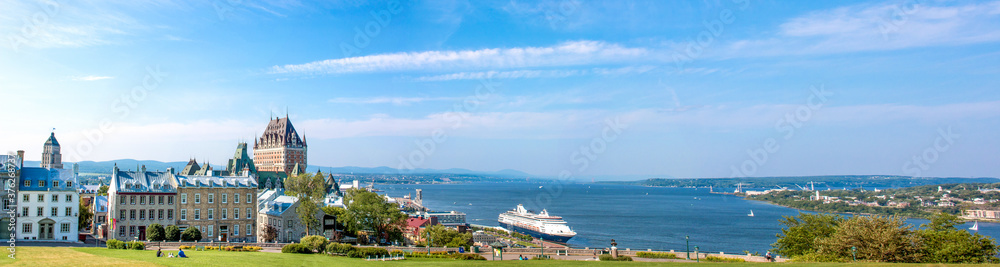 Obraz premium Panoramiczny widok Québec z Quebec Fortress Quebec City Québec Kanada