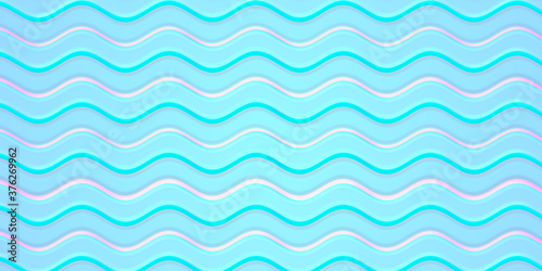 Abstract blue pink color wave line pattern texture background. Cream melted and drips.