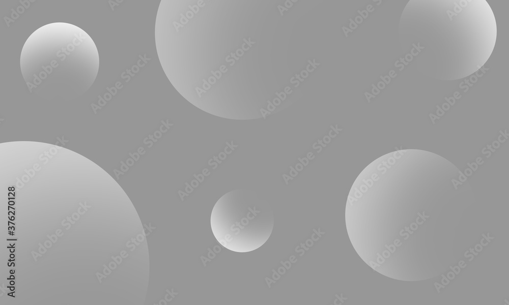White circles gradient on gray abstract background. Modern graphic design element. White circles gradient on gray abstract background. Modern graphic design element.