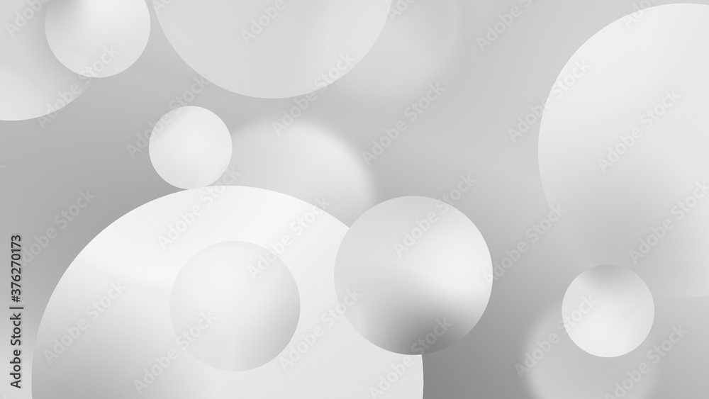 Abstract white balls geometric gradient background.For graphic design. 3d render illustration. Abstract white balls geometric gradient background.For graphic design. 3d render illustration.