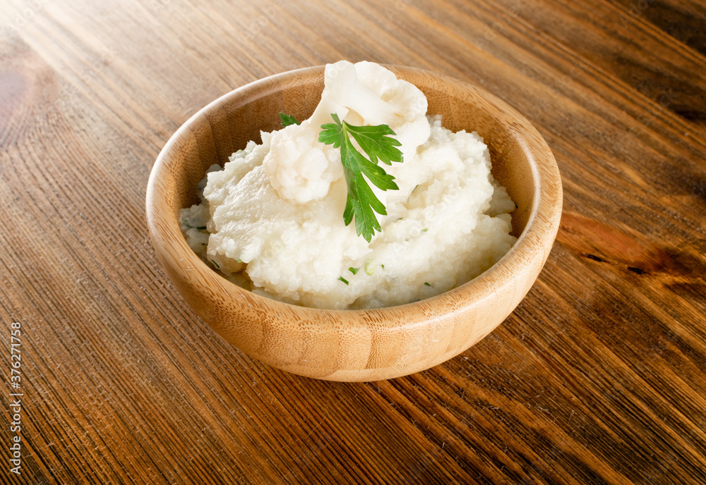 Homemade Cauliflower Puree or Colcannon with Mashed Cabbage Homemade Cauliflower Puree or Colcannon with Mashed Cabbage