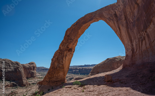 Corona Arch on a clear day