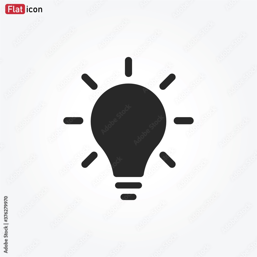 Light Bulb icon vector . Bulb sign Light Bulb icon vector . Bulb sign