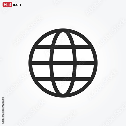 World icon vector . Earth sign