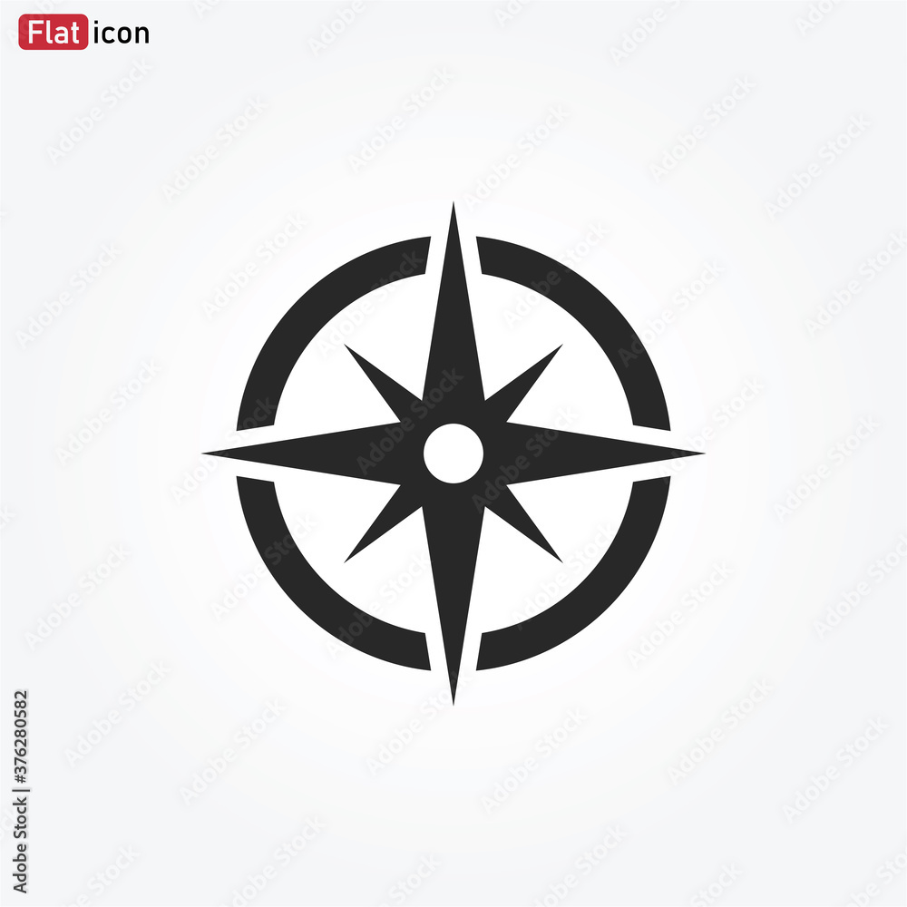 Compass icon vector eps 10