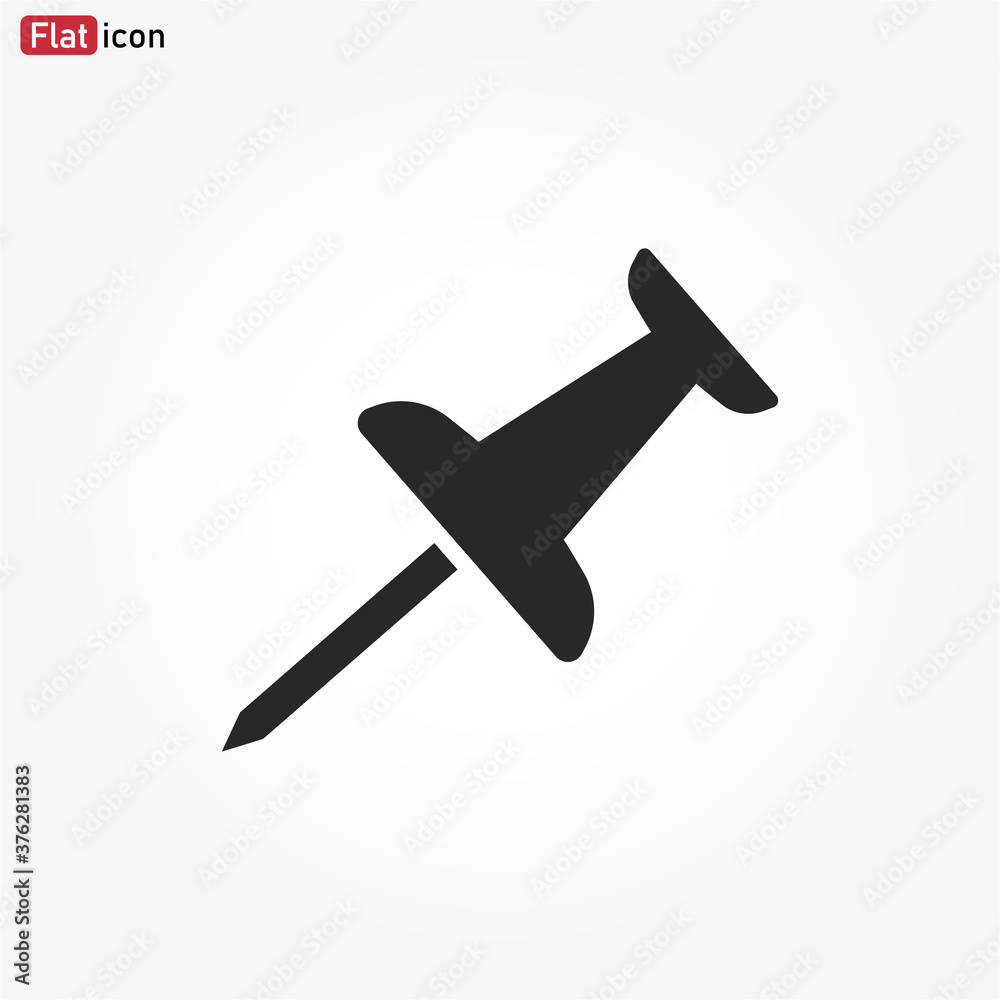 Push Pin icon vector eps 10 Push Pin icon vector eps 10