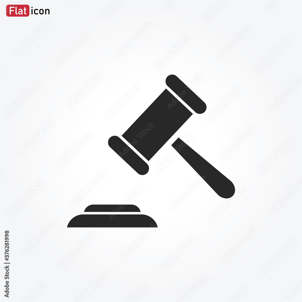 Hammer Judge icon vector eps 10 Hammer Judge icon vector eps 10