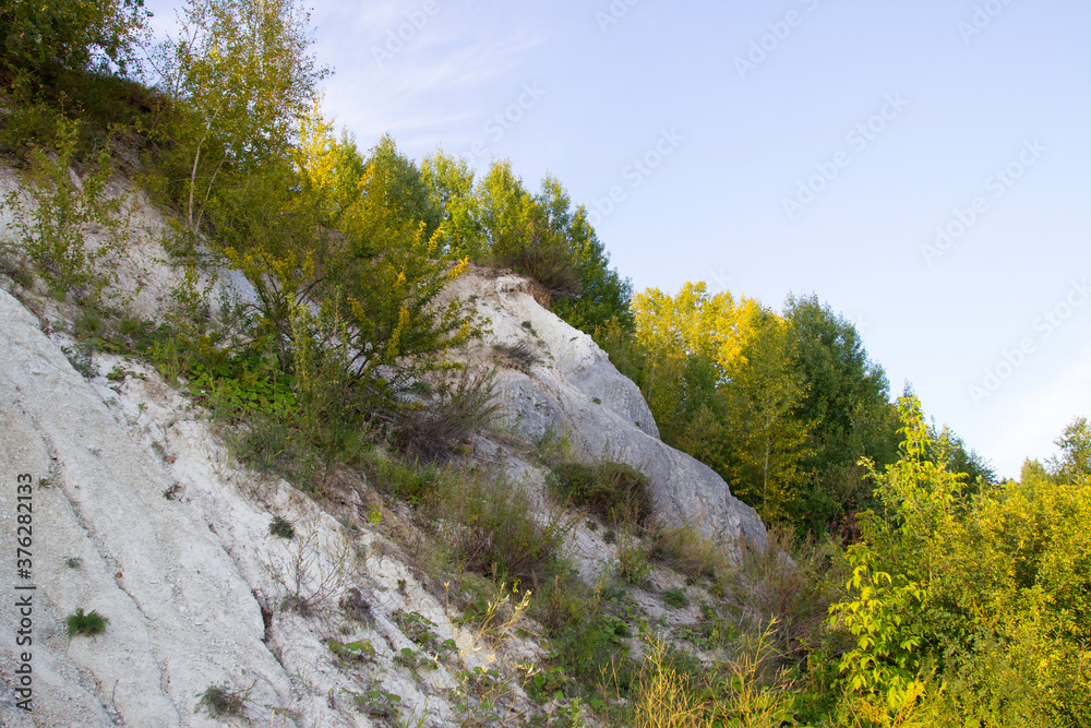 The Nature Of Siberia. Cliffs and mountains with trees. Beautiful rock formations, The Nature Of Siberia. Cliffs and mountains with trees. Beautiful rock formations,