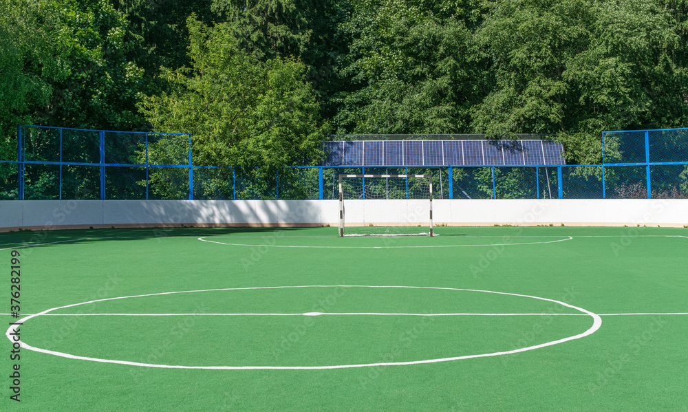 Fototapeta premium Sports ground near forest