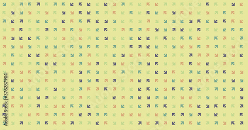 Wallpaper Mural Abstract Color Halftone Dots generative art background illustration Torontodigital.ca