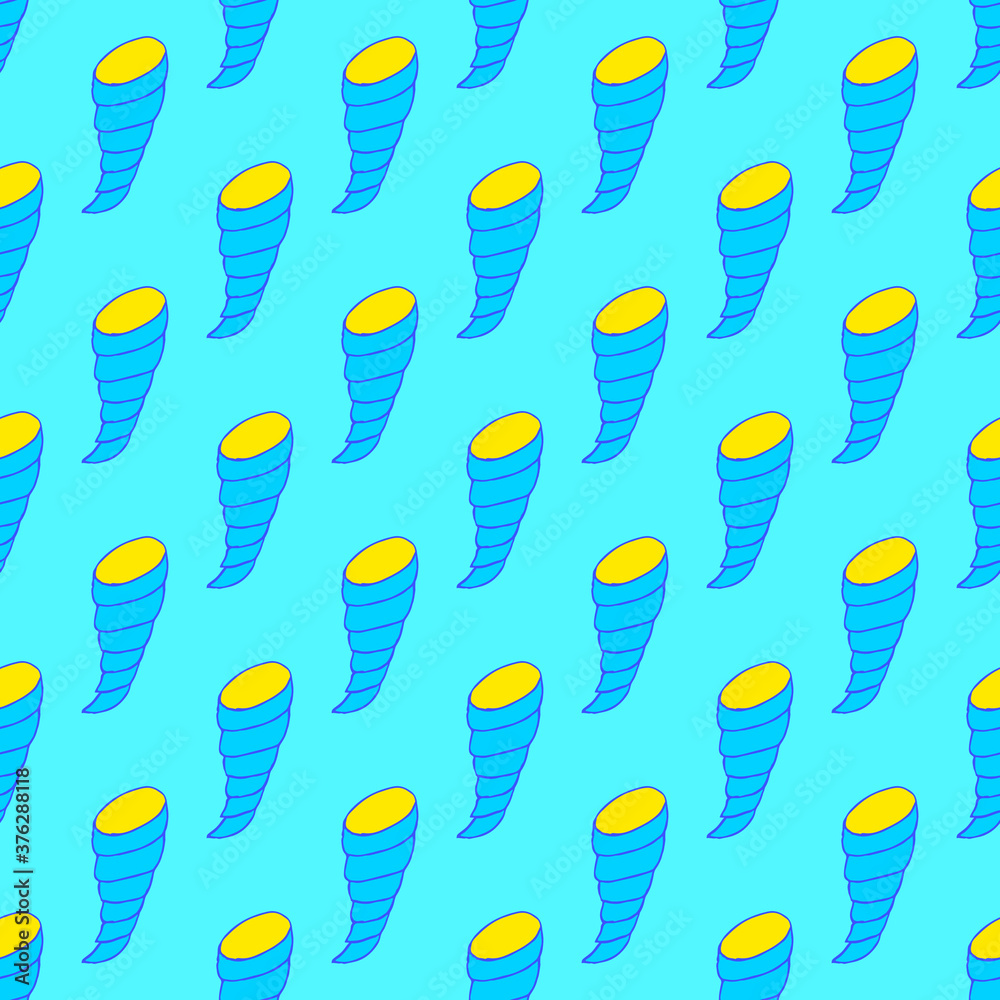 Seamless seashell pattern