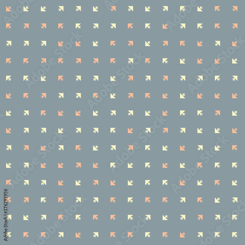 Abstract Color Halftone Dots generative art background illustration