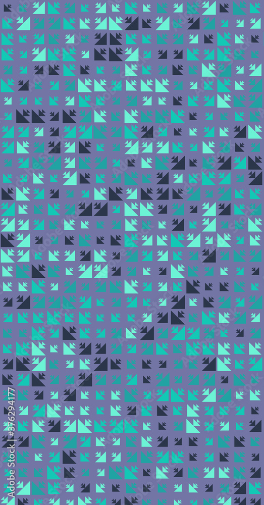 Fototapeta premium Abstract Color Halftone Dots generative art background illustration