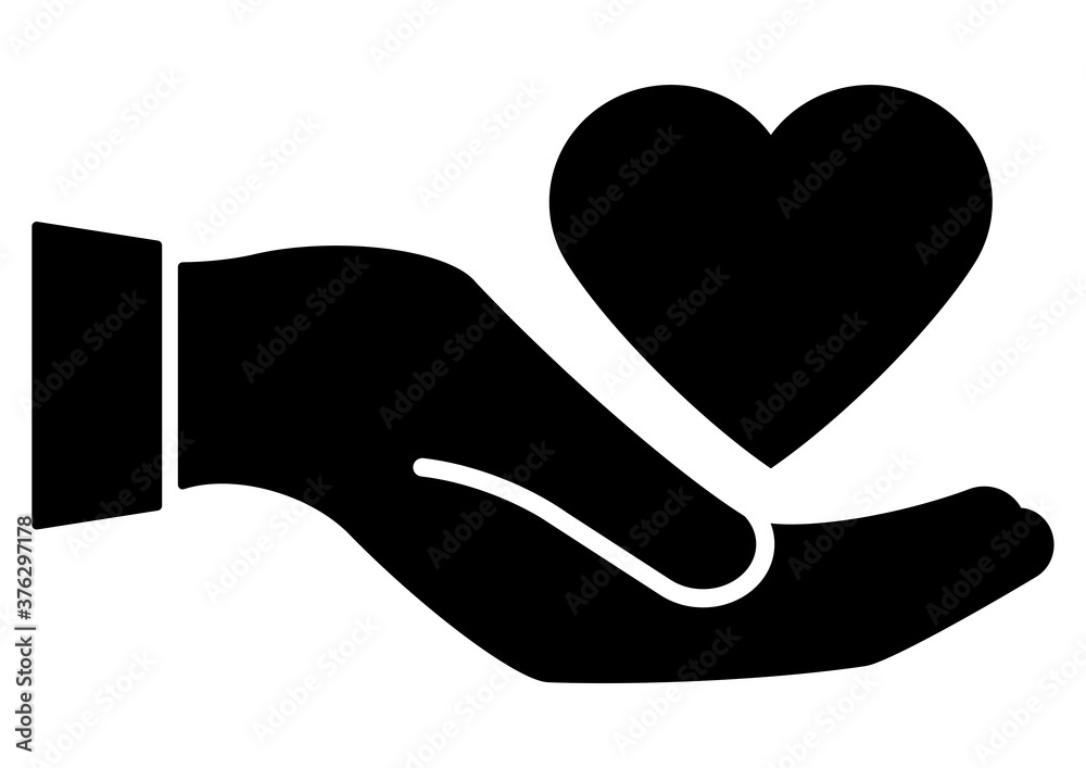 gz926 GrafikZeichnung - heart in hand icon. - helping the poor sign. - black design - helping, rescue - simple isolated template - DIN A4 xxl g9923 gz926 GrafikZeichnung - heart in hand icon. - helping the poor sign. - black design - helping, rescue - simple isolated template - DIN A4 xxl g9923