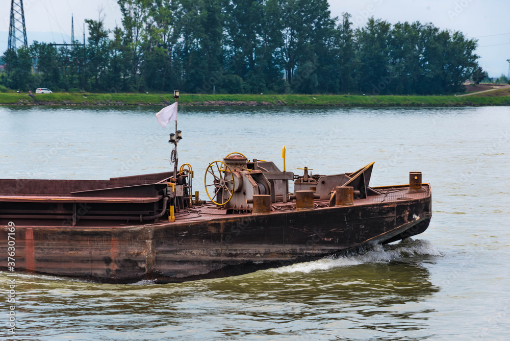 Donauschiff Nahaufnahme Donauschiff Nahaufnahme