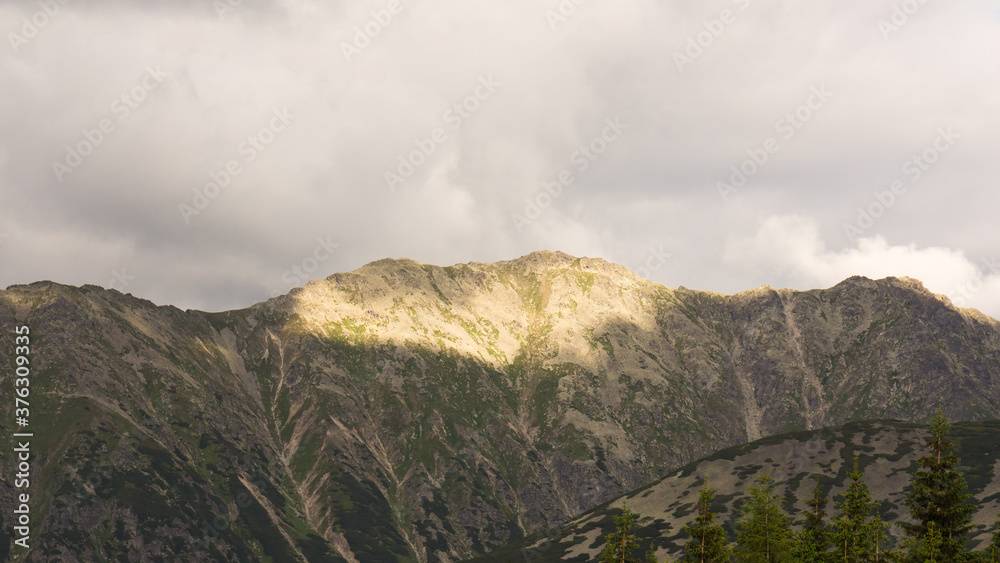 fine View in Polish mountains