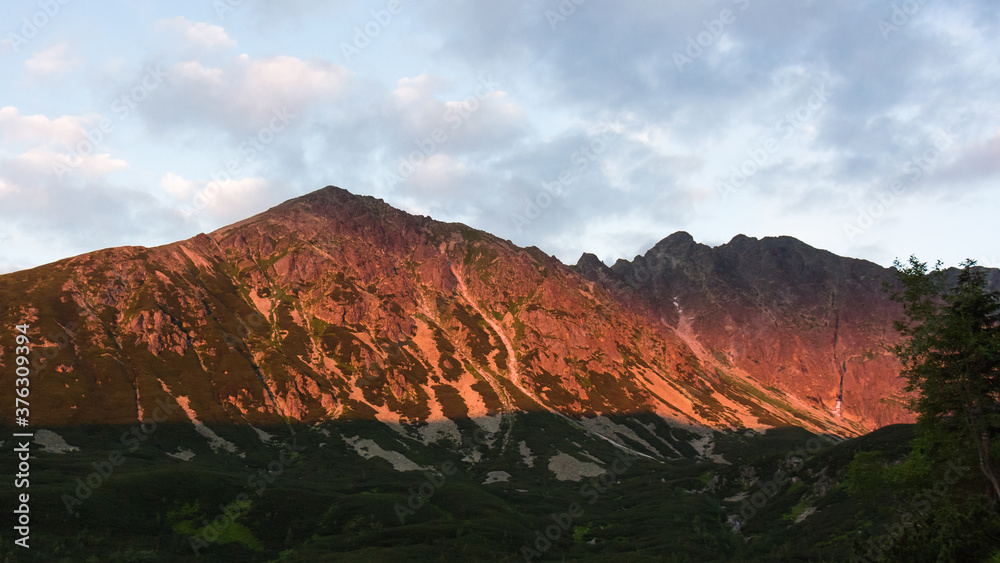 fine View in Polish mountains