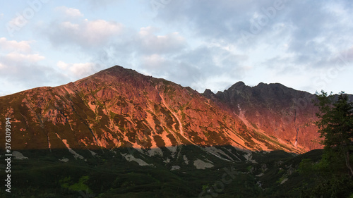 Obraz na płótnie fine View in Polish mountains w salonie
