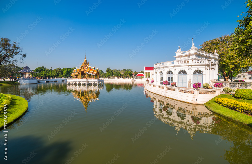 Royal Summer Palace or Bang Pa-In on a Lake near Bangkok, Ayutthaya Province, Thailand