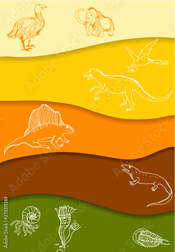 illustration of dinosaurus