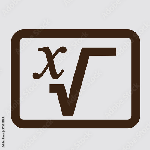 Square root icon