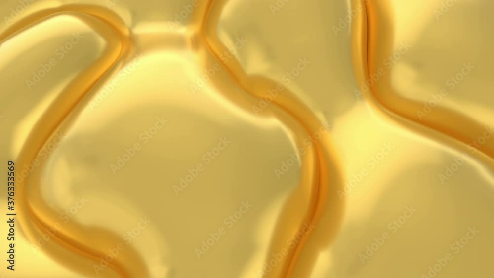 Beautiful Gold satin or silk animation background. Gold digital fabric ...