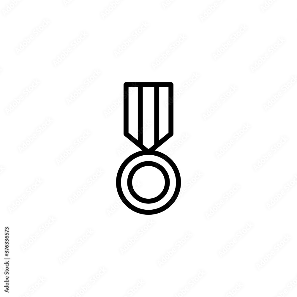 Win Icon in black line style icon, style isolated on white background Win Icon in black line style icon, style isolated on white background