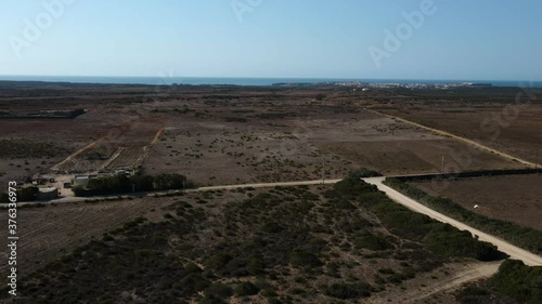 Farmland just outside Sagres, near Vila do Bispo, Algarve, Portugal