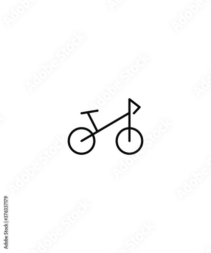 bicycle icon,vector best line icon.