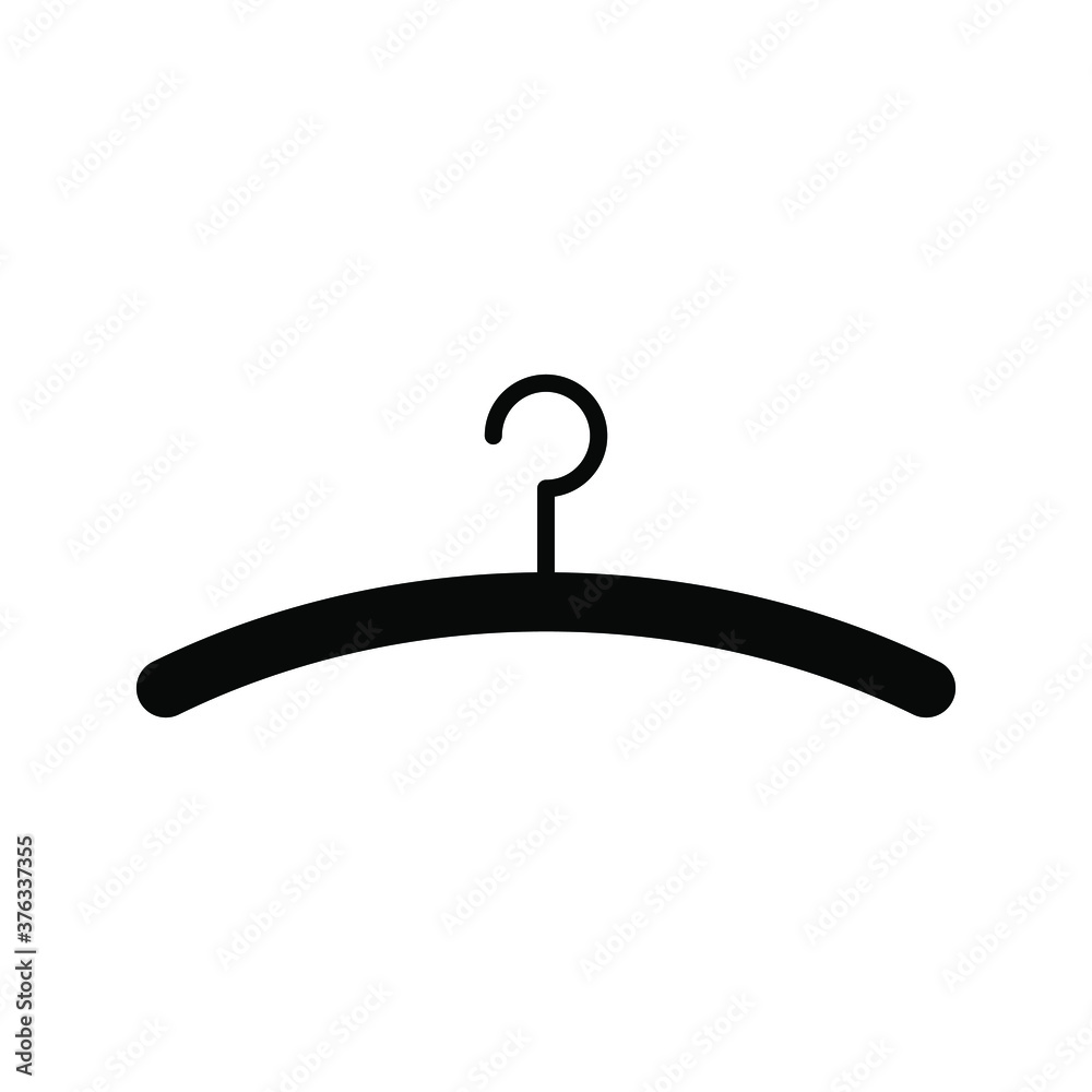 hanger clothes icon vector. hanger clothes icon simple and modern for app, web and design. hanger clothes icon vector illustration. EPS10